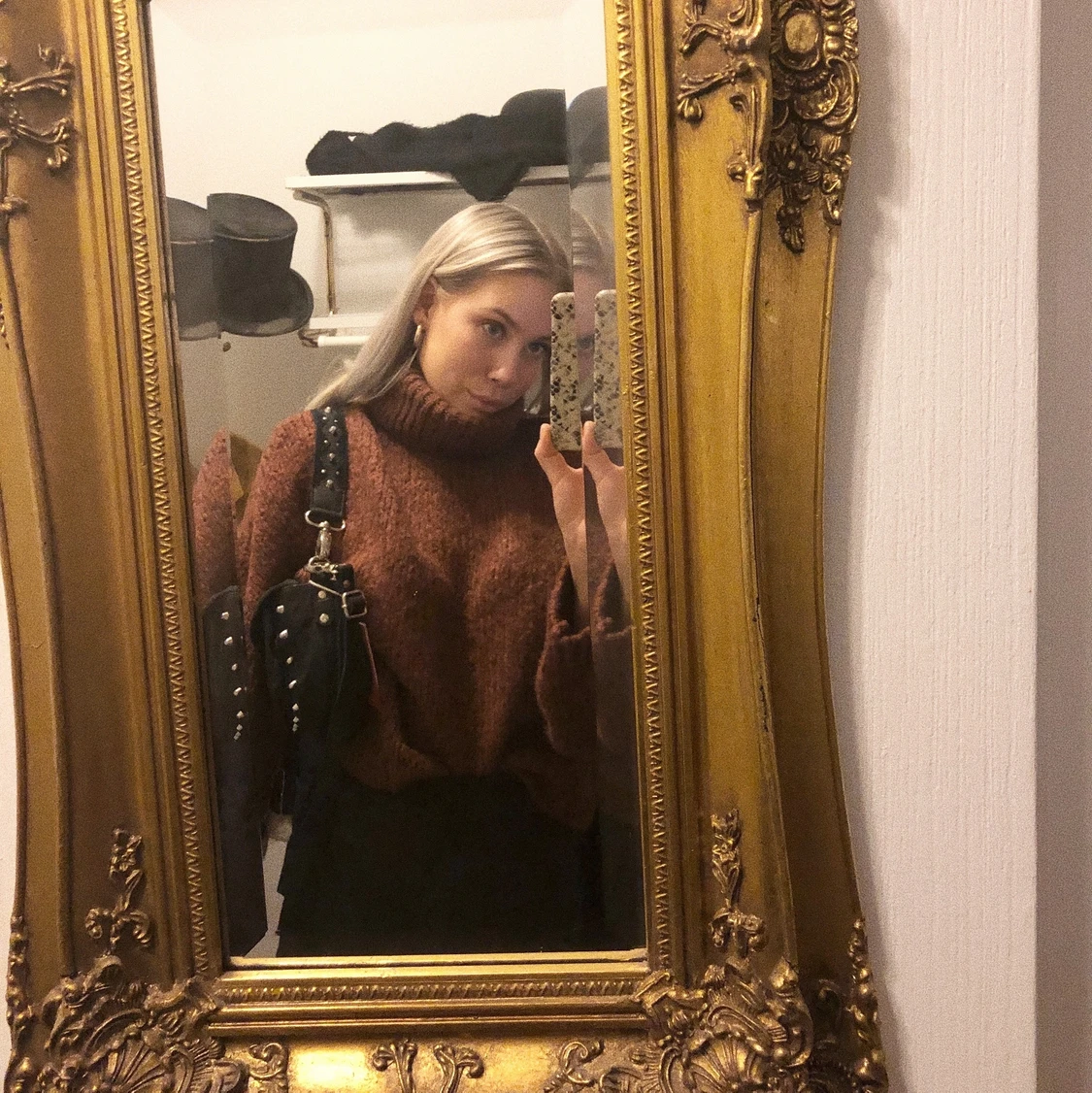 Stickad turtleneck - 90