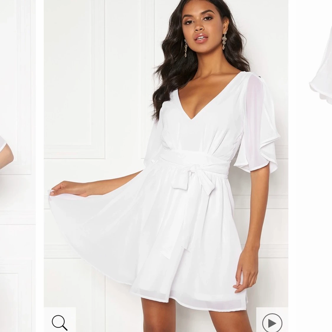 Vit klänning/ studentklänning  - 91