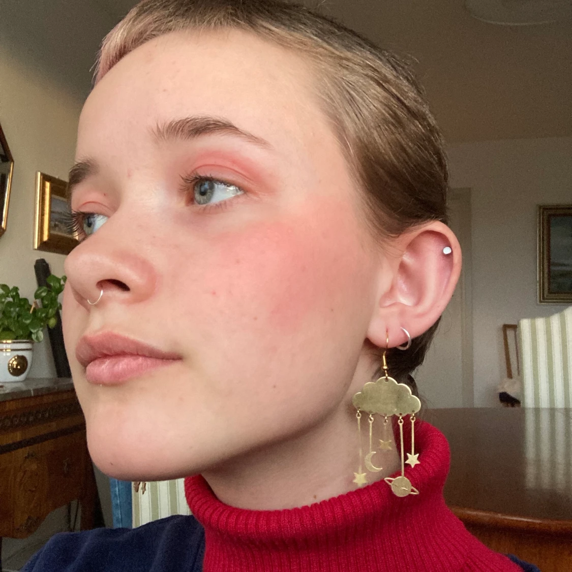 Moln örhängen  - 90