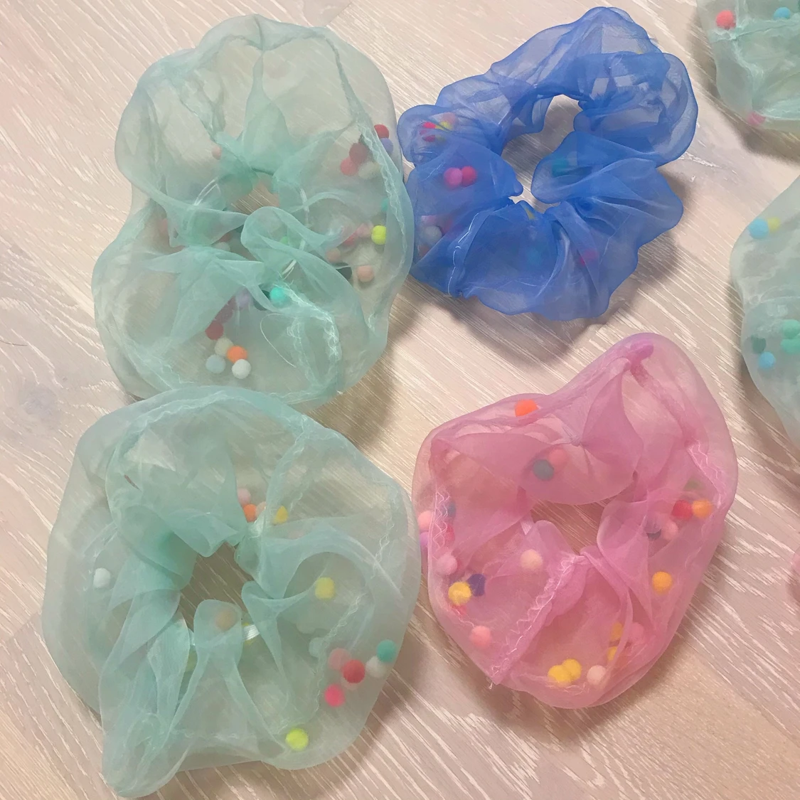 Organza scrunchies🌸 - 91