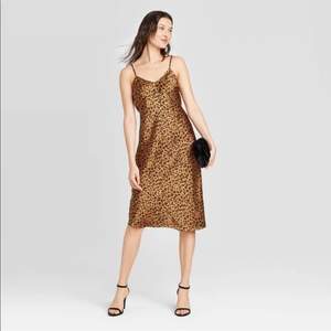 A New Day leopard print slip dress