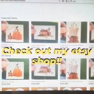 Jag har öppnat en etsy shop! - Jag har startat en etsy shop! Köp klistermärken där för bara 5 kr!! Alla pride pins går att beställa där också! Sök på BitterNotSweet på etsy.com!