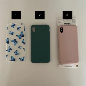 iPhone skal, holdit, ideal of sweden,  - Jag säljer 9 skal som passar till iPhone xs Max, alla skal som visas upp har ingen skada utan är som nya! Om du är intresserad av något är det bara och skriva till mig då jag har olika priser på alla skal.