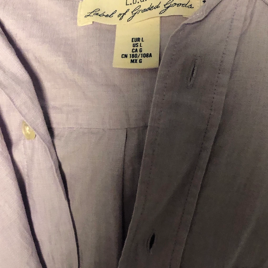 Lila Skjorta storlek L men - 91