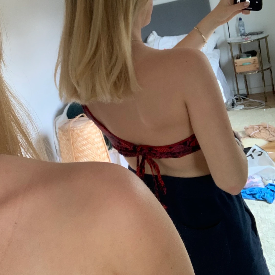 Fake Ormskinn bikini (plus underdel) - 90