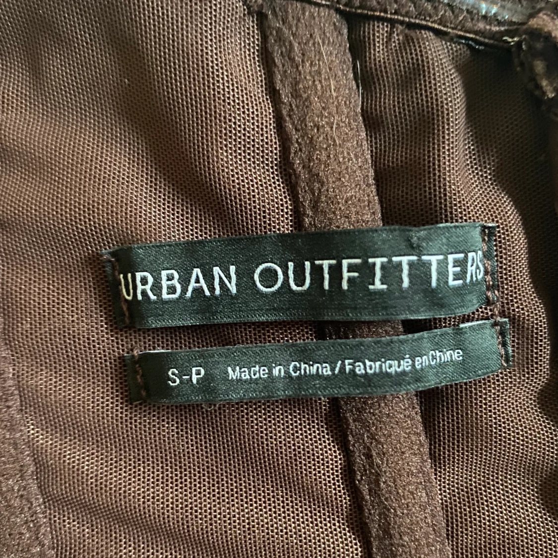 Brun korset topp size xs/xxs - 91