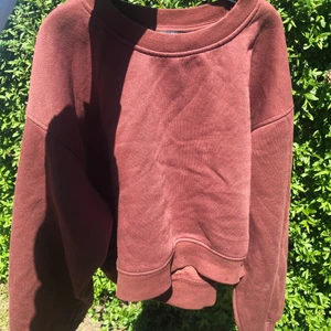 Zara brun sweatshirt  - Croppad brun sweatshirt från Zara. Använd ett fåtal gånger.