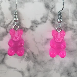 Gummibjörn örhängen  - Gummibjörn örhängen! Handgjorda! Nickelfria<3