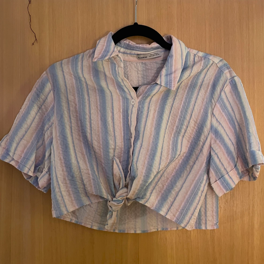 Randig pastellskjorta - 91