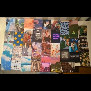 Bilder  - Säljer dessa bilder man kan göra fina collage på väggen med💗 de är sparsamt använda och har inga defekter 💗 säljs för 7kr styck 💗💗 skriv för bättre bilder eller frågor 💗