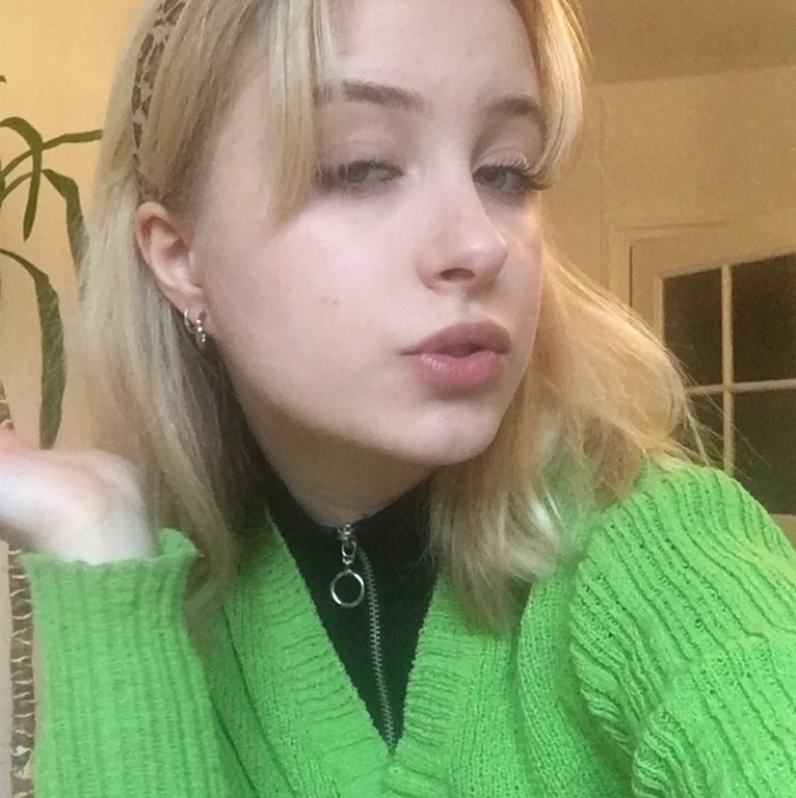 Ärtgrön kofta! - 90