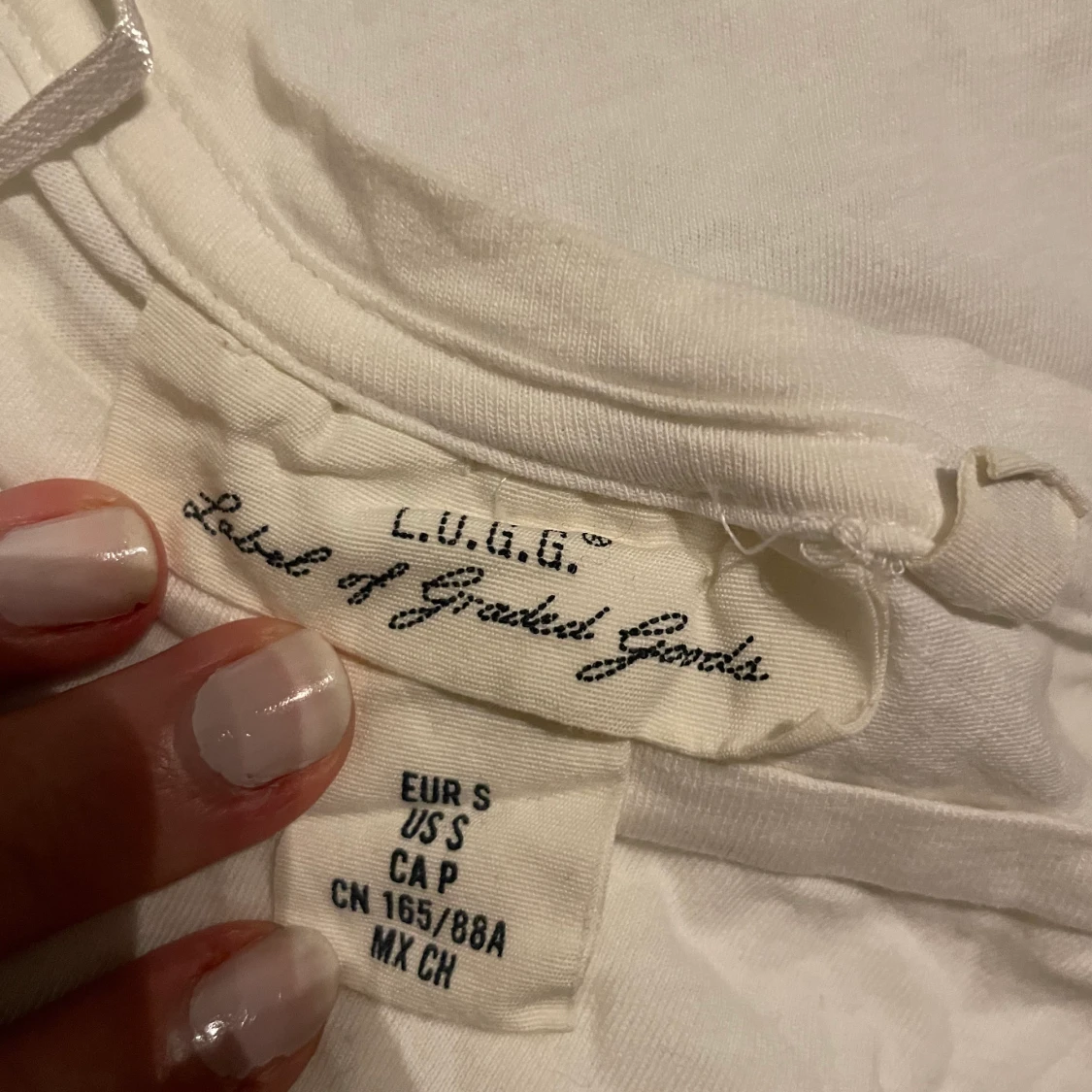 Vit T-shirt med tryck H&M  - 91