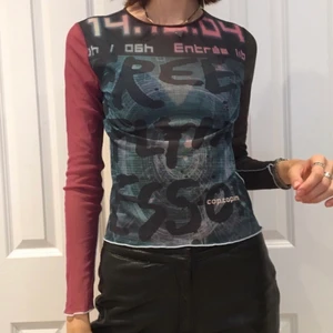 Mesh topp - Så cool mönstrad mesh topp!❤️‍🔥