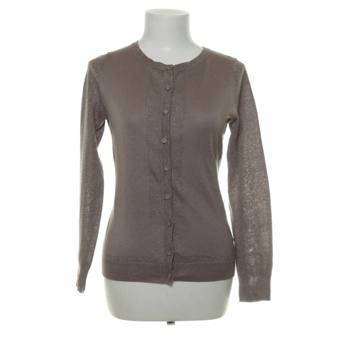 Glittrig brun kofta - 91