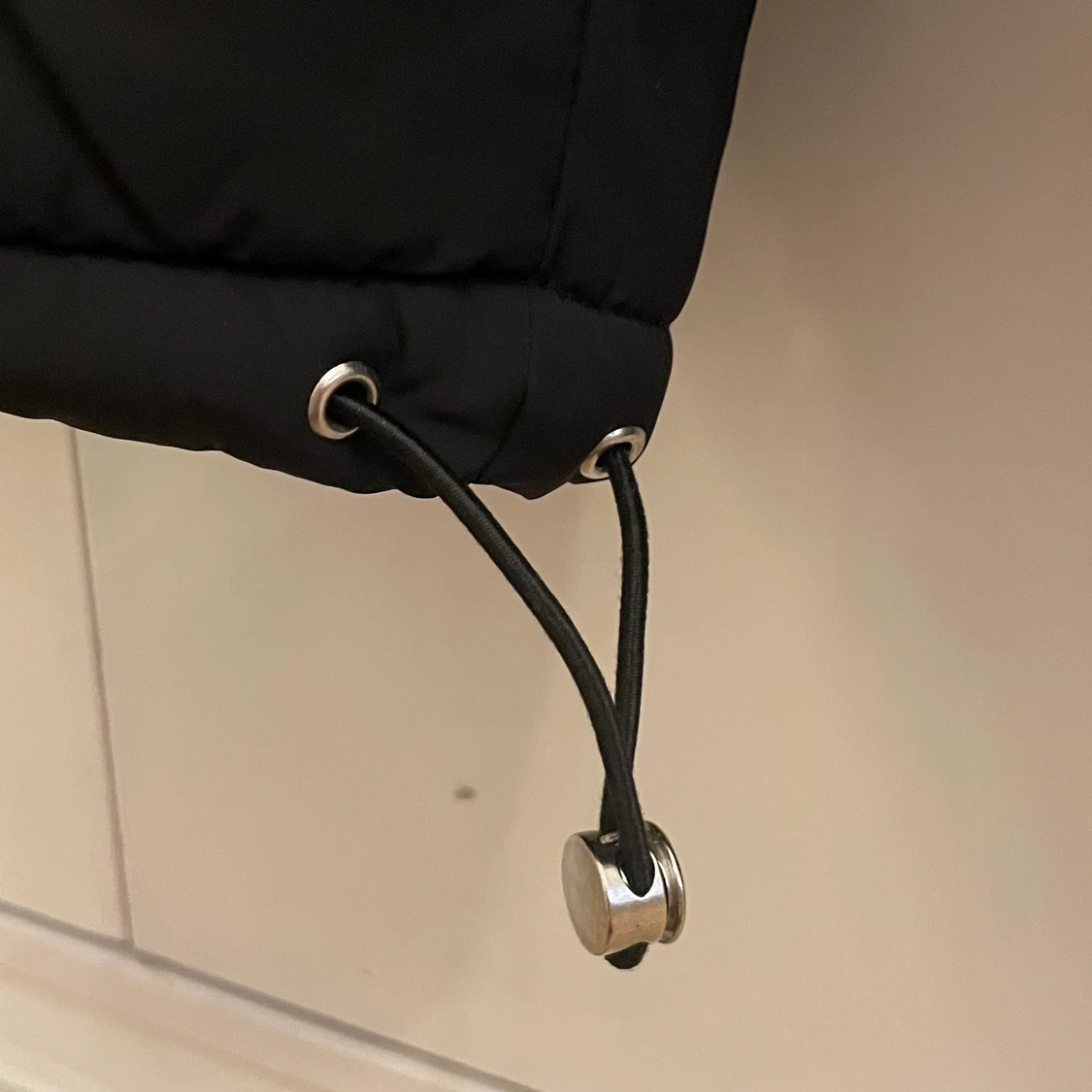 Svart puffer jacket  - 91