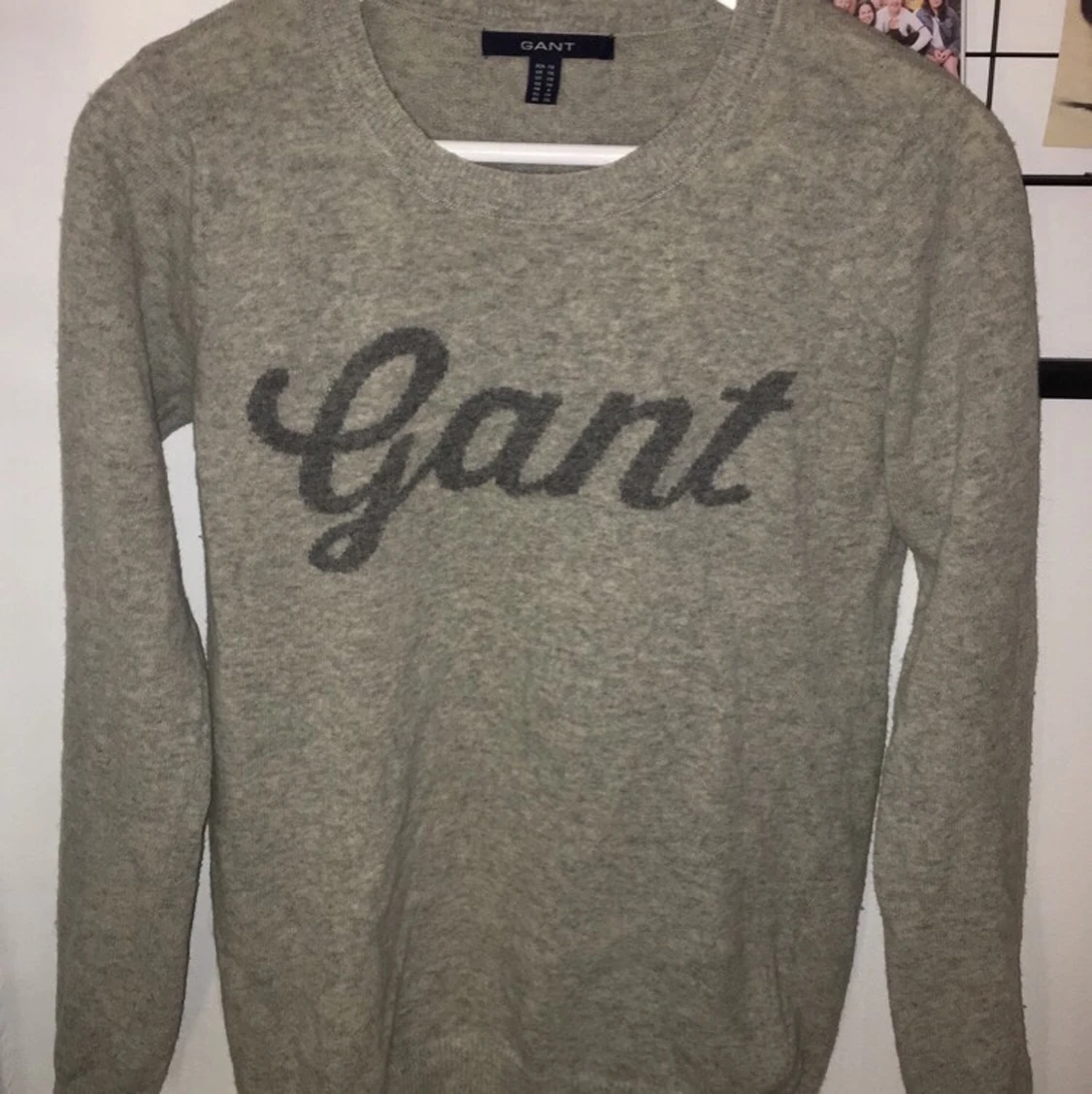 Stickad gant tröja st S