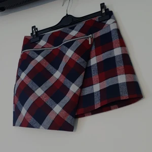 Rutig mini-skirt - Rutig mini-skirt med dragskedja, säljer eftersom den är för liten för mig. 
