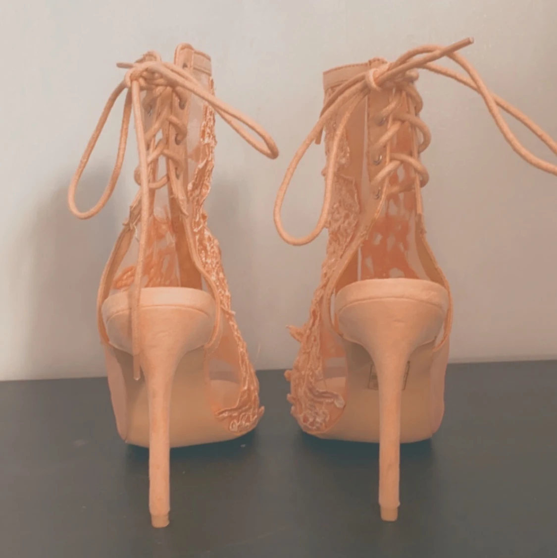 Rosa högklackat  - 90