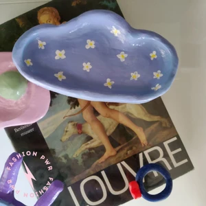 Ring dish - Handmade air dry clay  ring dish.