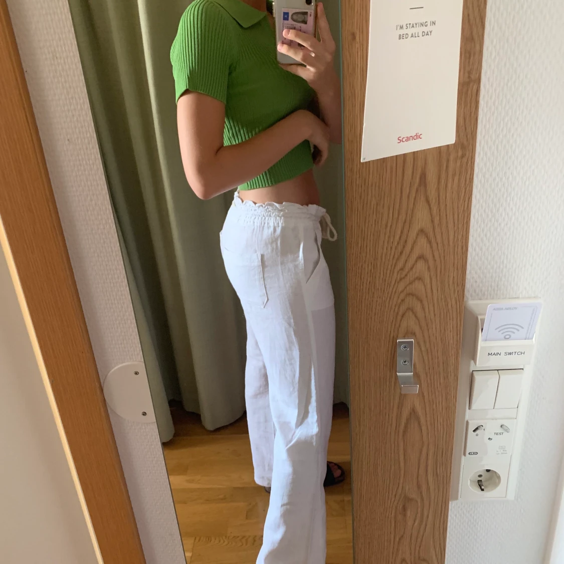 Linnebyxor storlek S - 91