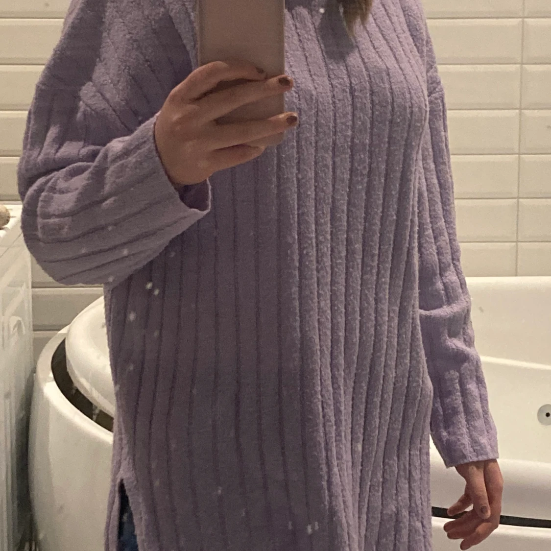 Lila polotröja storlek S - 90