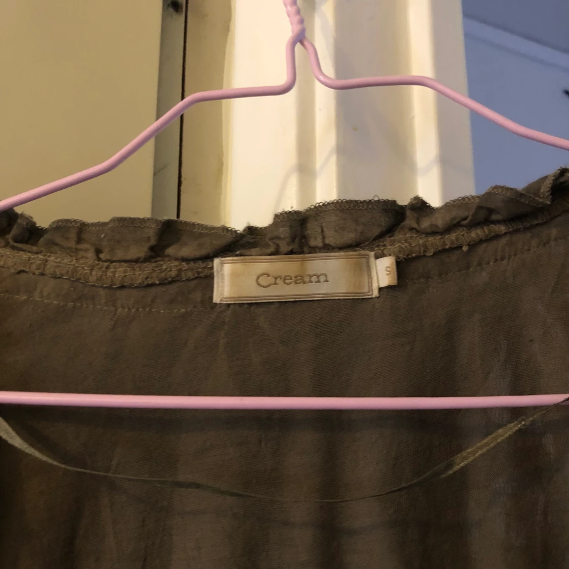 Cream klänning  - 90