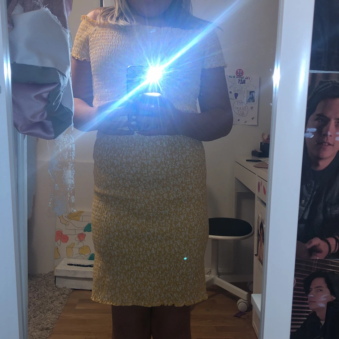 En fin sommar klänning 