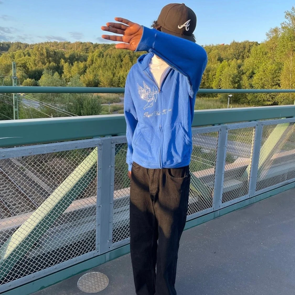 Rhinestone hoodie - 91