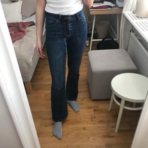 Super snygga jeans från Lindex i modellen Karen. Jag är 1,69 benen slutar precis nedanför ankeln på mig. Säljer på grund av att jag har ett par liknande. Bra skick. Köpte för 400kr🦋🤗