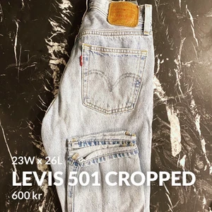 Levi’s 501 cropped jeans - Använda 2 ggr