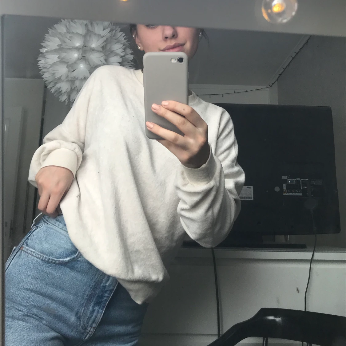 Fin ljus sweatshirt - 91