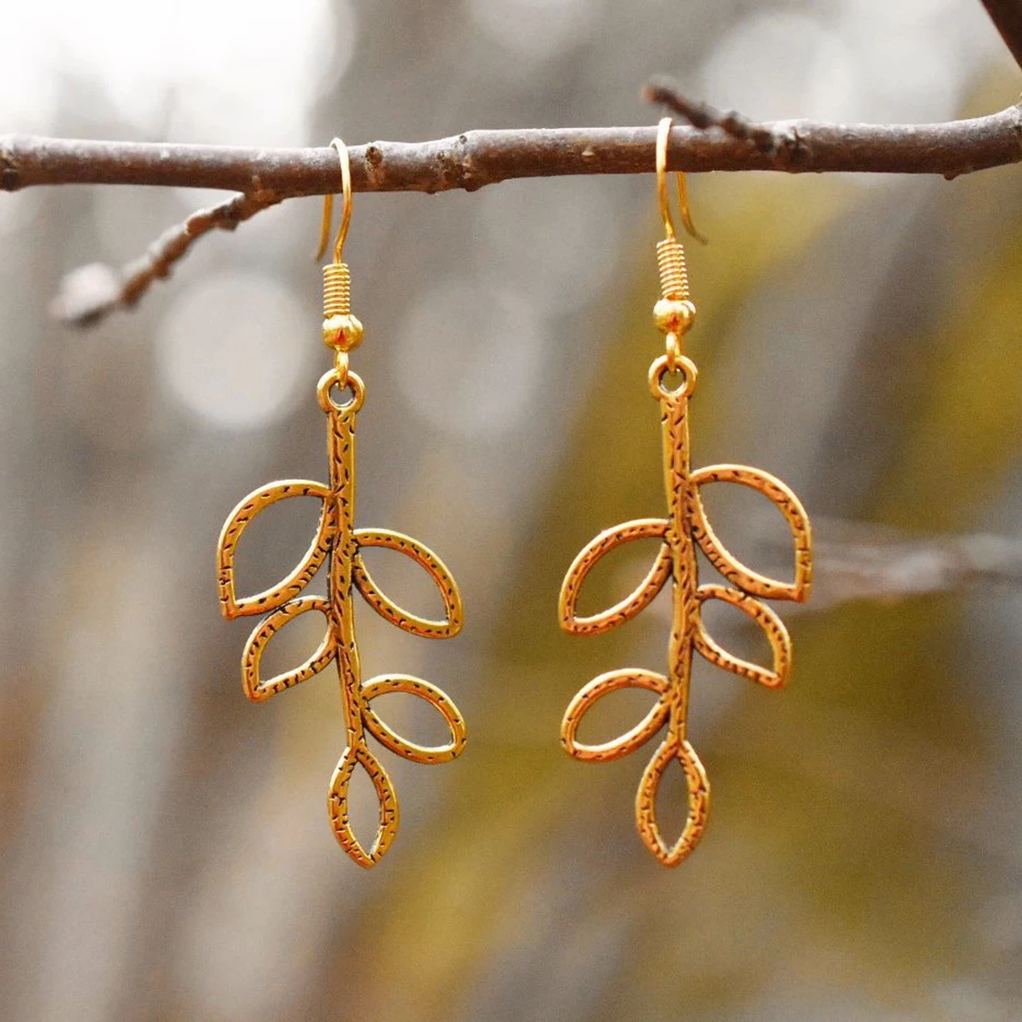 Örhängen med kvistar - 90