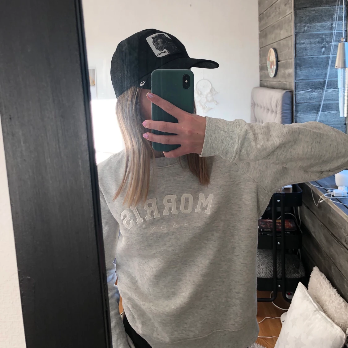 Grå Morris Lady tröja 