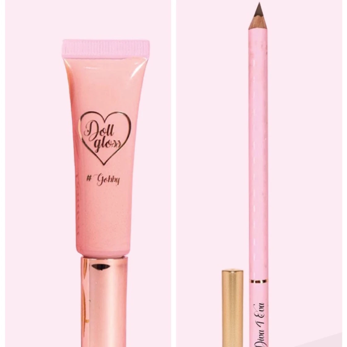 Doll Beauty lipgloss & lip liner