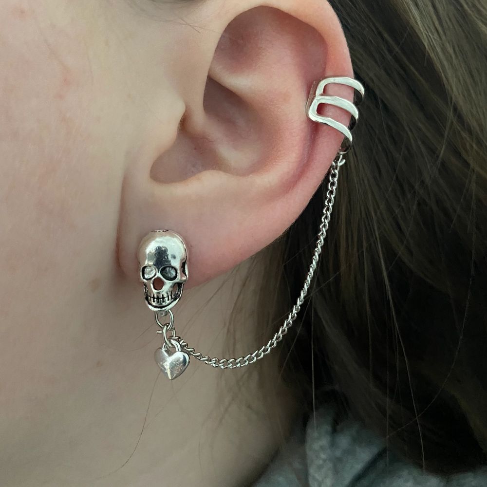 Örhängen med earcuff | Plick Second Hand