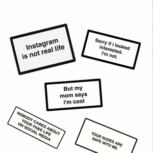 Stickers - Säljer nu även stickers/klistermärken, gör motiven som finns på bilderna men kan även göra andra om det önskas. Säljer även mobilskal i min profil❤️