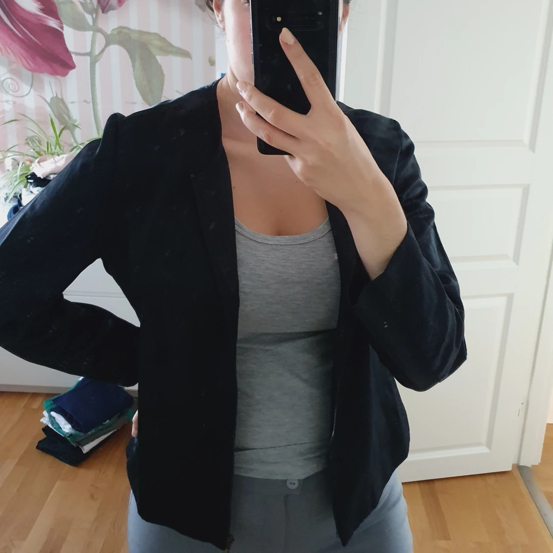 Blazerjacka svart medium