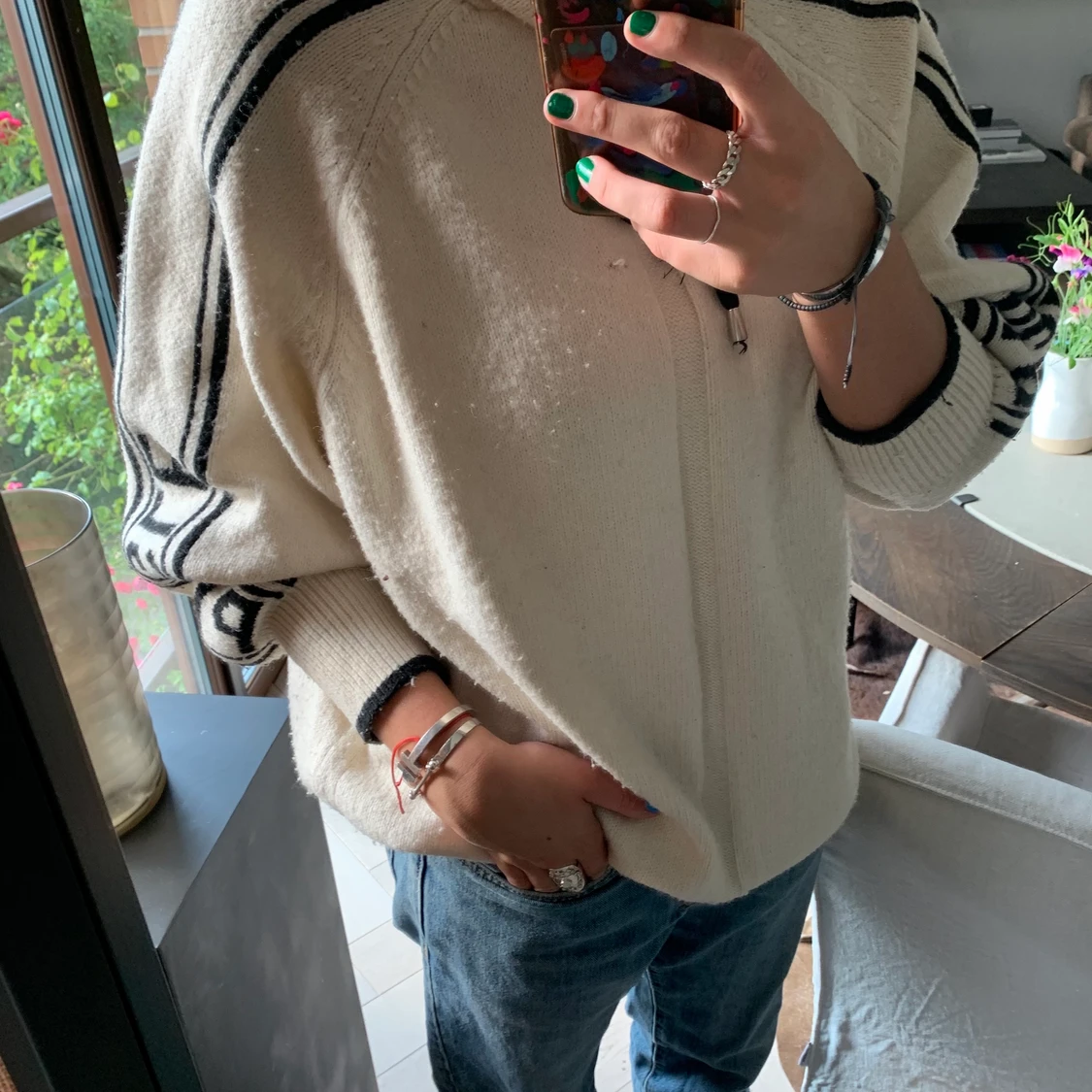 Stickad tröja  - 90