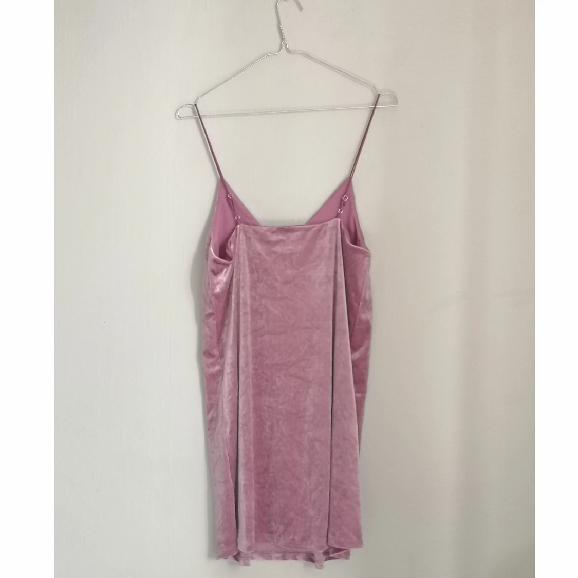 Rosa sammets klänning - 91