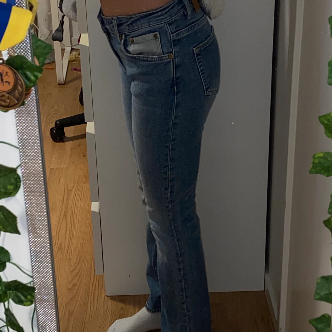 Lågmidjade jeans  - 90