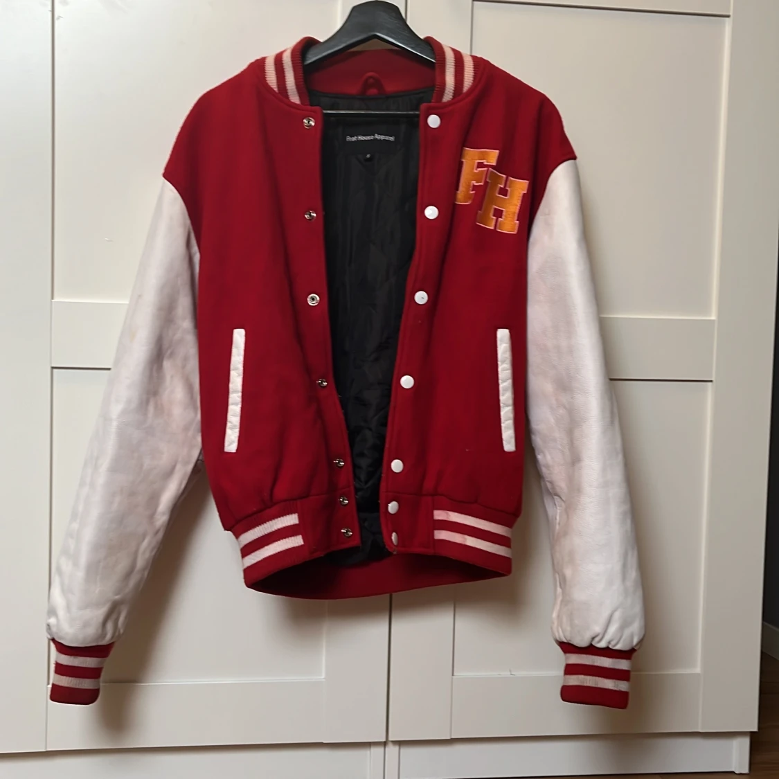 Baseballjacka röd - 90