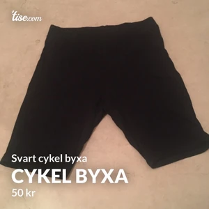 Cykel byxa - Svart cykel byxa