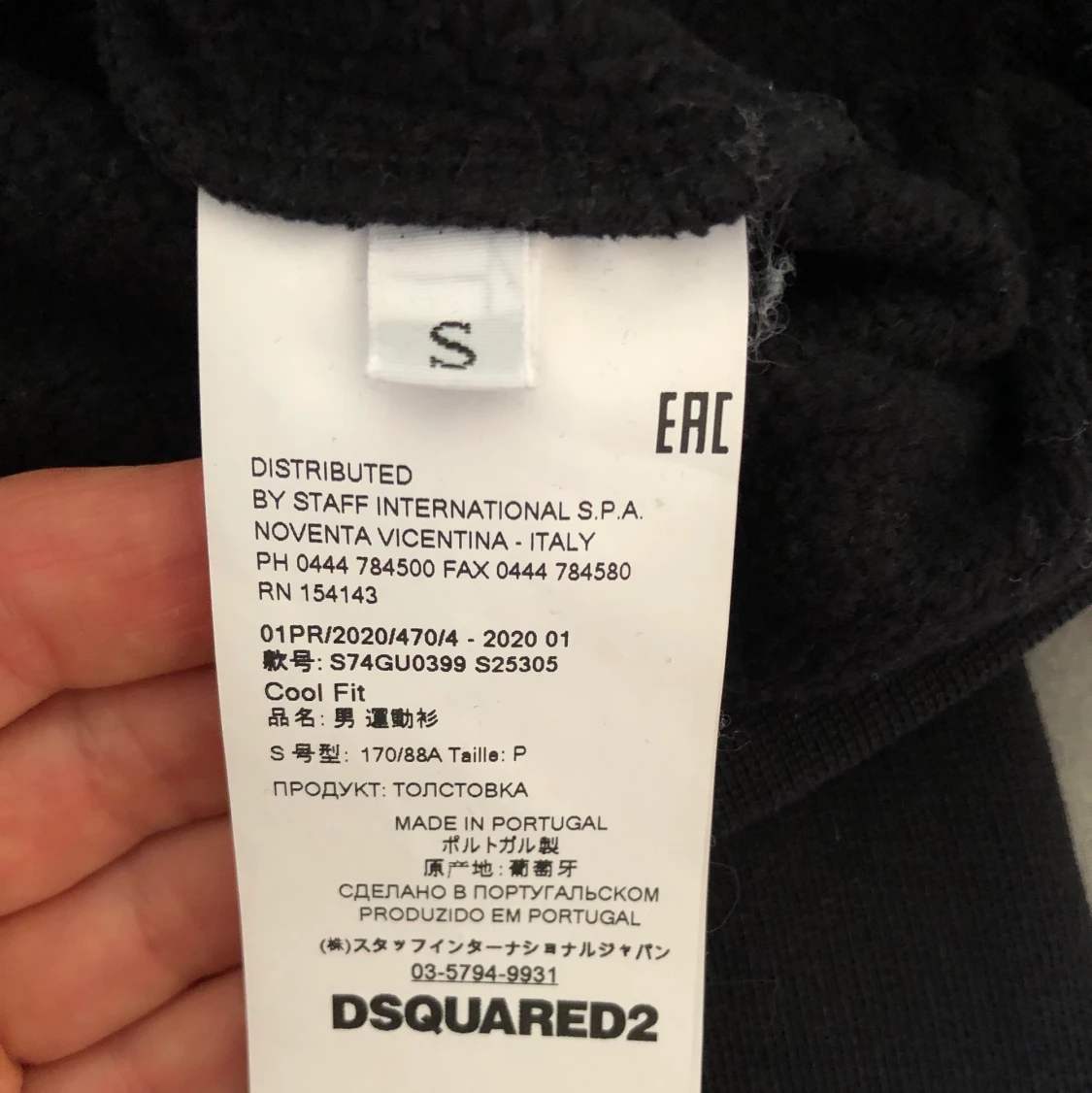 Svart Dsquared2 tröja storlek Small - 91