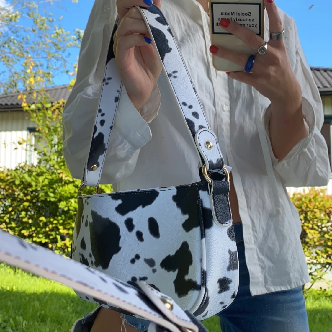 Komönstrad väska  - 90