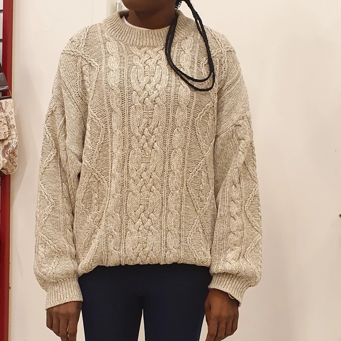 Super fin stickad tröja  - 90