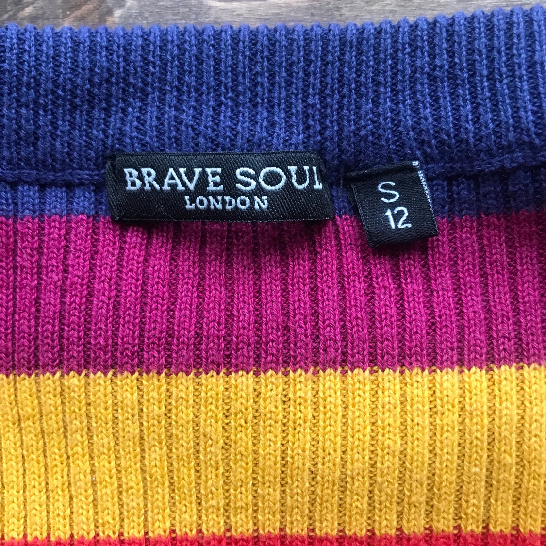 Bravo soul färgglad tröja  - 91