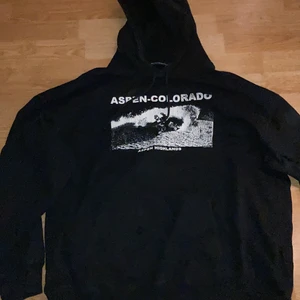 BRANDY MELVILLE ASPEN COLORADO BLACK OVERSIZED HOODIE - Brandy Melville hoodie! Passar alla storlekar! Superskön, säljer billigt då den inte är lika mjuk som då jag köpte den.                                                   MEDDELA FÖR TRY-ON BILDER! KAN EVENTUELLT MÖTAS I STHLM. FRAKT CIRKA 65kr, RABATT OM DU KÖPER FLERA VAROR. PRIS KAN DISKUTERAS <3