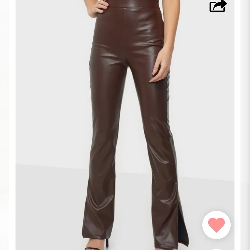 Side Cut PU pants, Nelly.se - 90