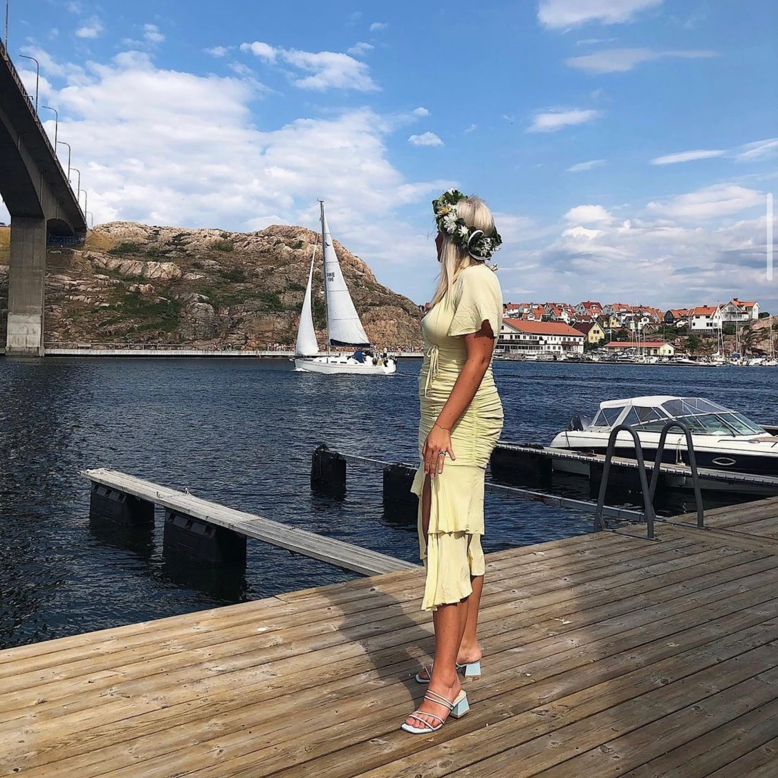 Gul sommarklänning🤠 - 91