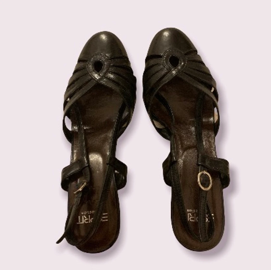 svarta 90's klackskor - 90